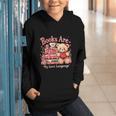 Books Are My Love Language Teddy Bear Book Lovers Valentine Graphic Youth Hoodie Books Are My Love Language Teddy Bear Book Lovers Valentine Graphic Youth Hoodie