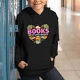 Books Are My Love Language Valentine's Day Reading Lover Graphic Youth Hoodie Books Are My Love Language Valentine's Day Reading Lover Graphic Youth Hoodie