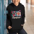 Books Are My Love Language Graphic Youth Hoodie