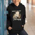 Books Are My Therapy Cozy Reading Chair Artwork Graphic Youth Hoodie Books Are My Therapy Cozy Reading Chair Artwork Graphic Youth Hoodie