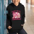 Books Are My Valentine Book Lover Heart Matching Party Graphic Youth Hoodie