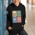 Books Yarn Coffee Repeat Crocheting Graphic Youth Hoodie Books Yarn Coffee Repeat Crocheting Graphic Youth Hoodie