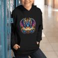 Bookworm Dragon Reading Book Lover Graphic Youth Hoodie