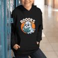 BOOOKS Cute Ghost Reading Books Halloween Graphic Youth Hoodie BOOOKS Cute Ghost Reading Books Halloween Graphic Youth Hoodie