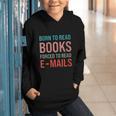 Born To Read Books Forced To Read Emails Reading Bookish Graphic Youth Hoodie Born To Read Books Forced To Read Emails Reading Bookish Graphic Youth Hoodie