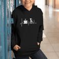 Cat Book Coffee Lover Heartbeat Cat Lover Book Lover Graphic Youth Hoodie Cat Book Coffee Lover Heartbeat Cat Lover Book Lover Graphic Youth Hoodie