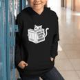Cat Book Humor How To Train Your Human Graphic Youth Hoodie Cat Book Humor How To Train Your Human Graphic Youth Hoodie