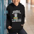 Cats And Books Read Reading Librarian Book Across America Graphic Youth Hoodie