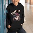Chapter 18 18th Birthday Women Book Lovers Its My Birthday Graphic Youth Hoodie