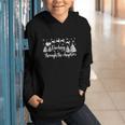 Christmas Book Lover Santa Dashing Through One More Chapter Graphic Youth Hoodie Christmas Book Lover Santa Dashing Through One More Chapter Graphic Youth Hoodie