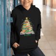 Christmas Books Make You Bright Librarian Teacher Book Lover Graphic Youth Hoodie Christmas Books Make You Bright Librarian Teacher Book Lover Graphic Youth Hoodie