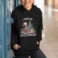 Christmas Outfit I Prefer Halloween Book Reading Skeleton Graphic Youth Hoodie Christmas Outfit I Prefer Halloween Book Reading Skeleton Graphic Youth Hoodie