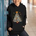Christmas Tree Books Graphic Youth Hoodie