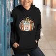 I Closed My Book To Be Here Fall Pumpkin Graphic Youth Hoodie I Closed My Book To Be Here Fall Pumpkin Graphic Youth Hoodie