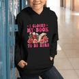 I Closed My Book To Be Here Valentines Book Lover Bookish Graphic Youth Hoodie