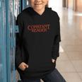 Constant Reader Fan Of Horror Suspense Books Bibliophile Graphic Youth Hoodie