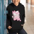 Coquette Reading Book Lover Pink Bow Bookish Mom & Daughter Graphic Youth Hoodie Coquette Reading Book Lover Pink Bow Bookish Mom & Daughter Graphic Youth Hoodie