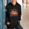 Cozy Readers Book Society Teacher Reading Floral Pumpkin Tee Graphic Youth Hoodie
