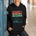 Cranky When Not Reading Retro Vintage Book Lover Graphic Youth Hoodie Cranky When Not Reading Retro Vintage Book Lover Graphic Youth Hoodie