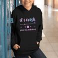 If I Crash Pause My Audiobook Listener Bookish Book Lover Graphic Youth Hoodie