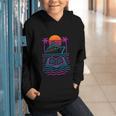 Cruise Ship Vacations Reading Book Lovers Sunset Graphic Youth Hoodie
