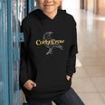 Curly Crow Art And Books Logo Graphic Youth Hoodie Curly Crow Art And Books Logo Graphic Youth Hoodie