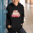 Cute Books And Coffee Crochet Valentines Day Tee For Couples Graphic Youth Hoodie Cute Books And Coffee Crochet Valentines Day Tee For Couples Graphic Youth Hoodie