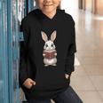 Cute Bookworm Bunny Reading For Kids And Teachers Graphic Youth Hoodie Cute Bookworm Bunny Reading For Kids And Teachers Graphic Youth Hoodie