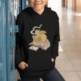 Cute Dragon Be Kind Stay Weird Read Books Graphic Youth Hoodie