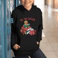 Cute Gingerbread Man Reading Book Nerd Christmas Bookish Graphic Youth Hoodie Cute Gingerbread Man Reading Book Nerd Christmas Bookish Graphic Youth Hoodie