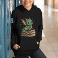 Cute Kawaii Dragon Fantasy Book Lover Book Nerd Graphic Youth Hoodie