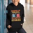 Cute Librarian Library Book Lover Keeper Of Endless Stories Graphic Youth Hoodie Cute Librarian Library Book Lover Keeper Of Endless Stories Graphic Youth Hoodie