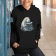 Cute Manatee Reading Book Bookworm Readers Manatee Lover Graphic Youth Hoodie Cute Manatee Reading Book Bookworm Readers Manatee Lover Graphic Youth Hoodie