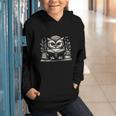 Cute Owl Reading Book Graphic Art Graphic Youth Hoodie