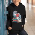 Cute Reading Seal On Books Book Lover Graphic Youth Hoodie Cute Reading Seal On Books Book Lover Graphic Youth Hoodie