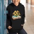 Daffodils Flowers Book Floral Graphic Youth Hoodie