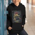 Dark Romance Reader Vintage Floral Book Lover Graphic Youth Hoodie