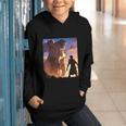 David And Goliath Bible Book Of Samuel Famous Bible Story Graphic Youth Hoodie