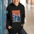 Dead Roast Coffee Comic Book Cover Style Skeleton Barista Graphic Youth Hoodie