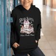 Dear Santa More Book Please Christmas Reading Book Librarian Graphic Youth Hoodie