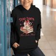 Dear Santa More Books Please Reading Book Lover Christmas Graphic Youth Hoodie Dear Santa More Books Please Reading Book Lover Christmas Graphic Youth Hoodie