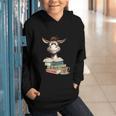 Donkey Reading Book Read Books Be Kind Stay Weird Librarian Graphic Youth Hoodie Donkey Reading Book Read Books Be Kind Stay Weird Librarian Graphic Youth Hoodie