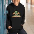 Dragon Reading Book Bookworm Graphic Youth Hoodie