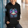 Dragon Reading Book Lover Graphic Youth Hoodie Dragon Reading Book Lover Graphic Youth Hoodie