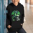 Dragon Reading Books Bookworm Graphic Youth Hoodie Dragon Reading Books Bookworm Graphic Youth Hoodie