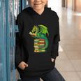 Dragon Reading Books Matching Bookworm Readers Librarian Graphic Youth Hoodie Dragon Reading Books Matching Bookworm Readers Librarian Graphic Youth Hoodie