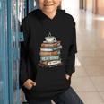 Drink Coffee Read Books Be Happy Caffeine Espresso Graphic Youth Hoodie