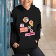 Dungeon Crawler Carl Colorful Sticker Collage LitRPG Book Graphic Youth Hoodie