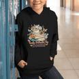 Easily Distracted By Books Book Wildflowers Book Lovers Graphic Youth Hoodie Easily Distracted By Books Book Wildflowers Book Lovers Graphic Youth Hoodie