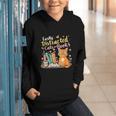 Easily Distracted By Cats And Books Book & Cat Lover Graphic Youth Hoodie